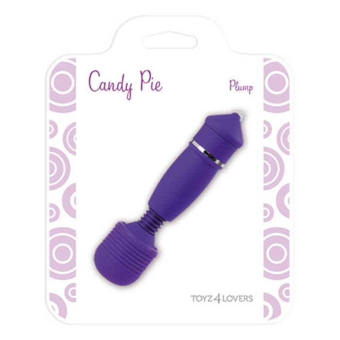 Aparat de Masaj Stimulator Vaginal Toyz4Lovers »Candy Pie« 10 cm - Violet##