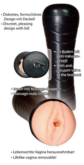 Maturbator You2Toys "Pussy to Go" 27 cm - Natural - culoare si material