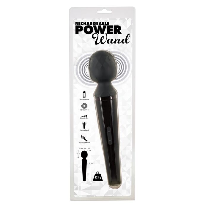 Aparat Masaj You2Toys »Power Wand« 31 cm - Negru