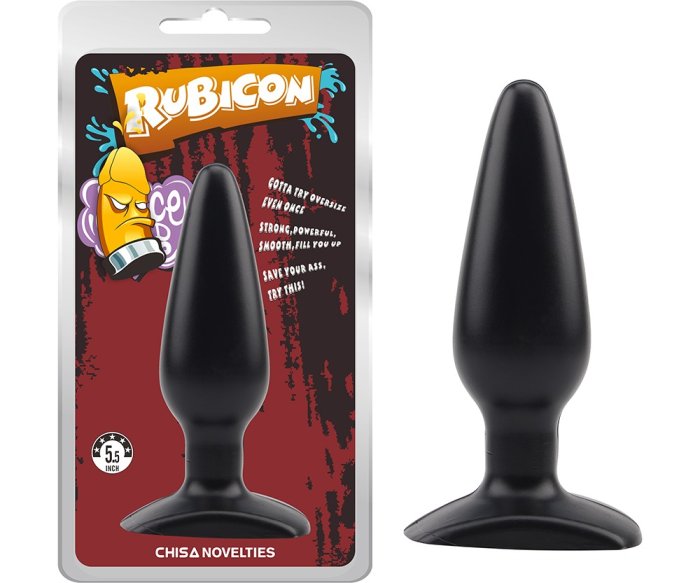 Butt Plug Chisa Novelties »Rubicon« 13,5 cm - Negru