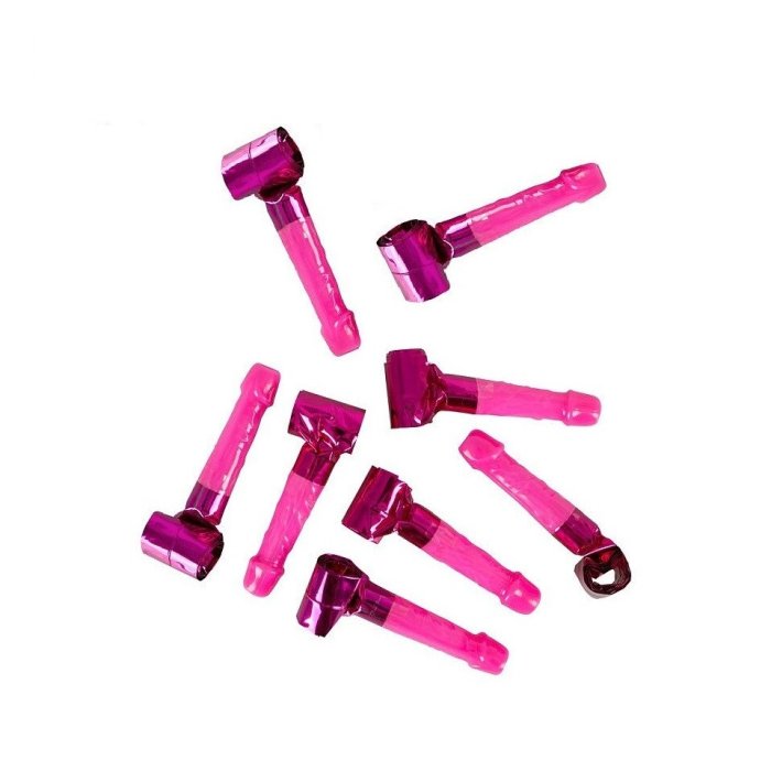 8 Fluiere Penis Bachelorette Party - culoare si material