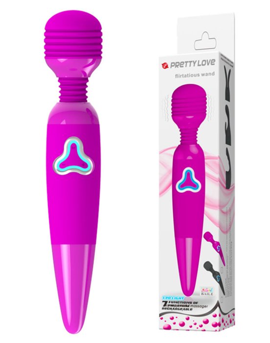 Aparat Masaj Pretty Love »Flirtatious Wand« 25 cm - Roz