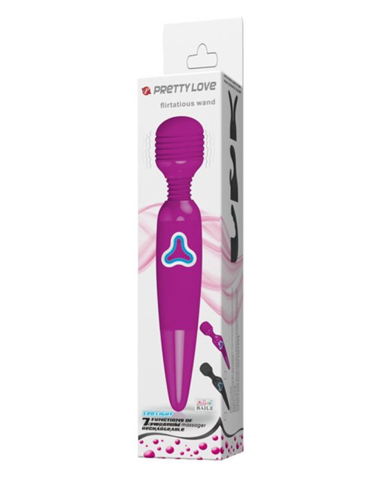 Aparat Masaj Pretty Love »Flirtatious Wand« 25 cm - Roz