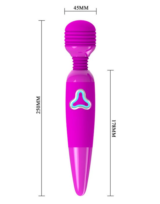 Aparat Masaj Pretty Love »Flirtatious Wand« 25 cm - Roz