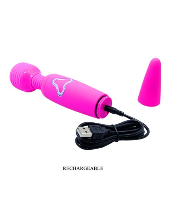 Aparat Masaj Pretty Love »Flirtatious Wand« 25 cm - Roz