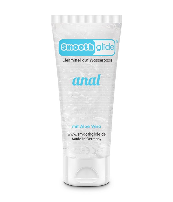 Lubrifiant Anal Smooth Glide™ cu Aloe Vera, calmant, 100 ml - vedere frontala