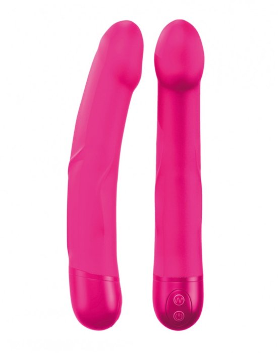 Vibrator DORCEL Realistic L Roz, 7 Vibratii - dimensiuni complete