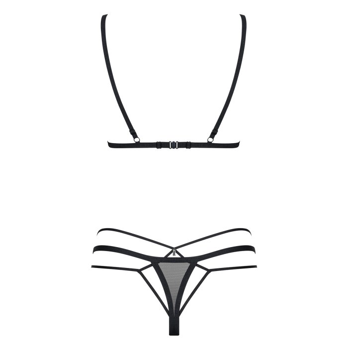 Set Lenjerie Intima  Obsessive - Negru