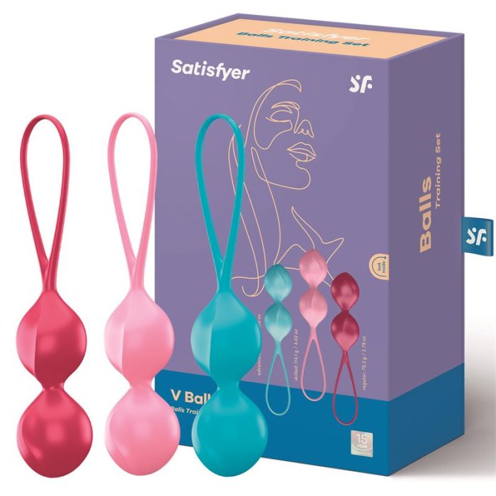 Set 3 Bile Vaginale Exercitii Kegel Satisfyer »Ben Wa Balls«