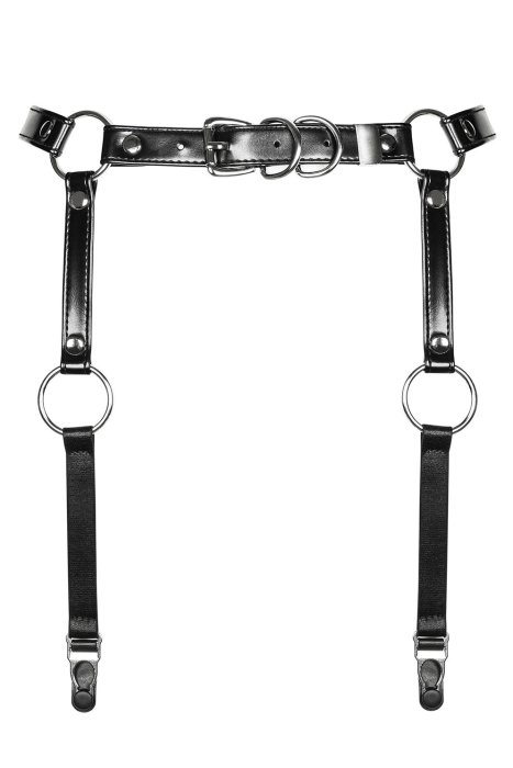 Portjartier Curele Obsessive - Negru