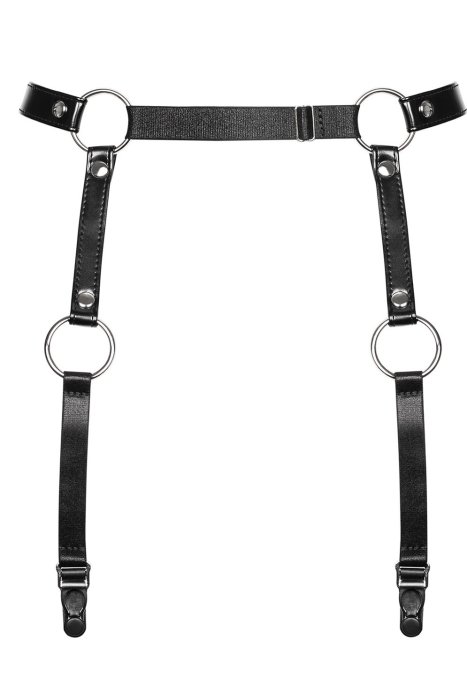 Portjartier Curele Obsessive - Negru