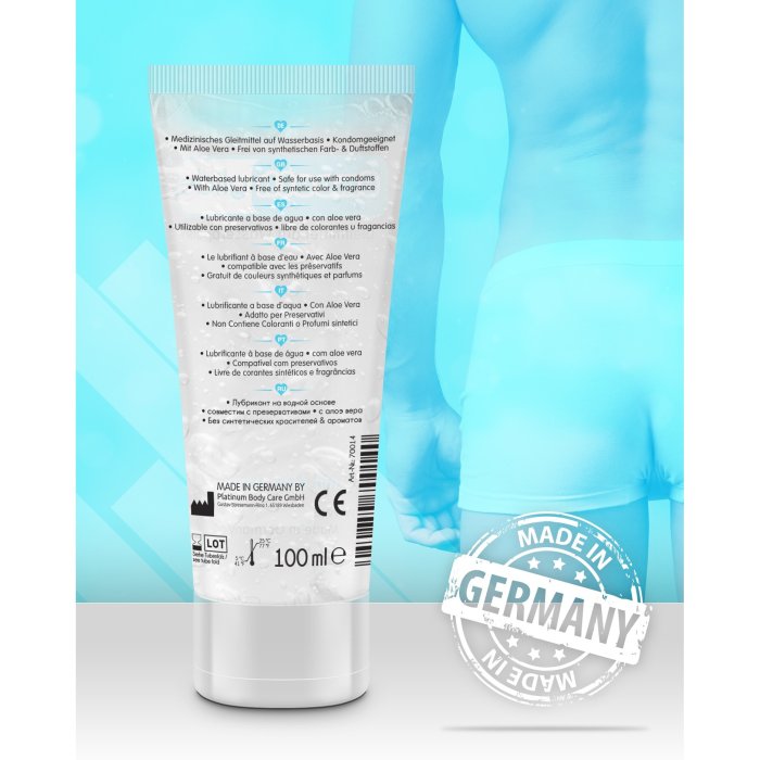 Lubrifiant Anal Smooth Glide™ cu Aloe Vera, calmant, 100 ml - vedere spate