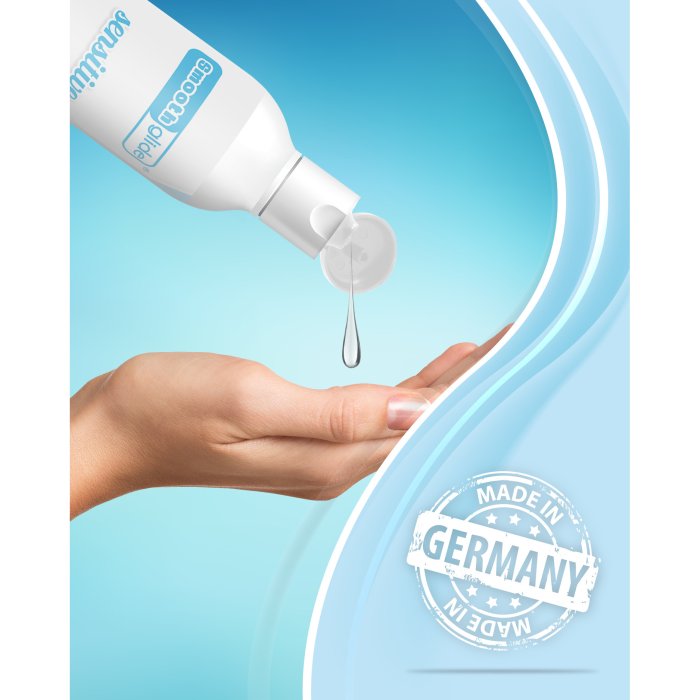 Lubrifiant, Smooth Glide™, Sensitive, efect relaxant, anti iritare, anti inflamator, 100 ml - culoare si material