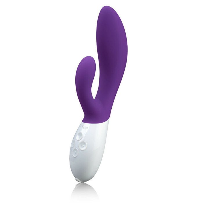 LELO INA 2 PURPLE Rabbit Vibrator DELUXE - vedere frontala
