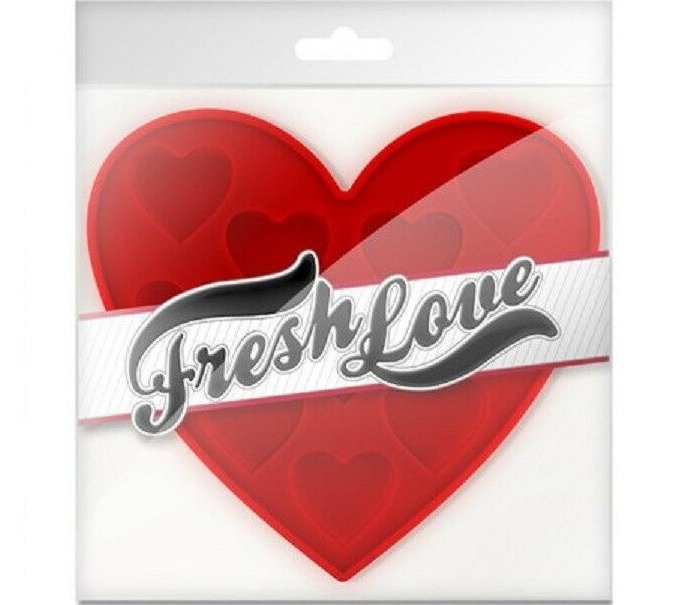 Forma Gheata Cuburi Inimioare Lovetoy "Fresh Love" - Rosu##