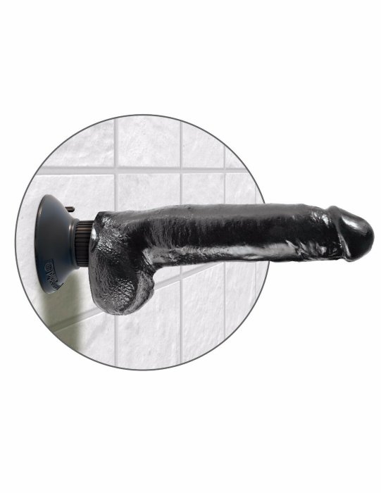 Vibrator Pipedream »King Cock« 23 cm - Negru