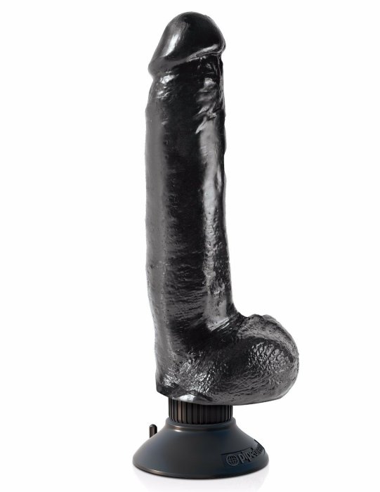 Vibrator Pipedream »King Cock« 23 cm - Negru