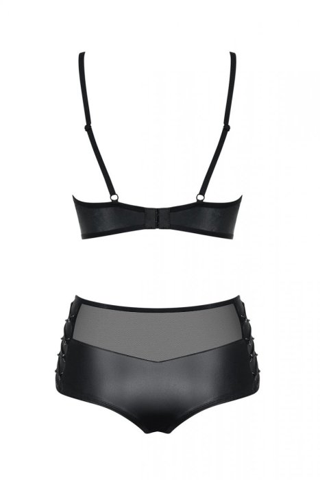 Set Obsessive Leatheria 2 pcs, Negru# - detaliu finisaj