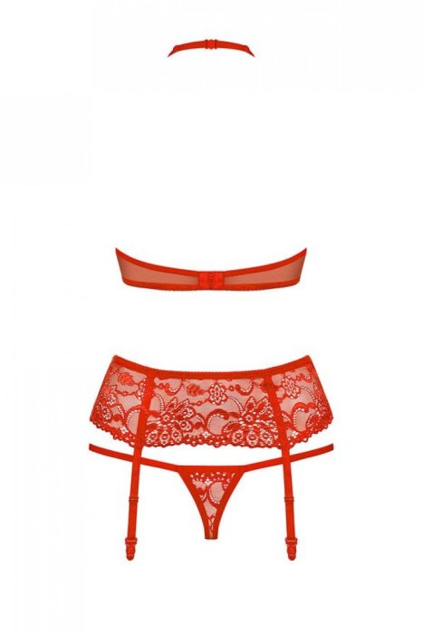 Set Lenjerie Intima Obsessive - Rosu