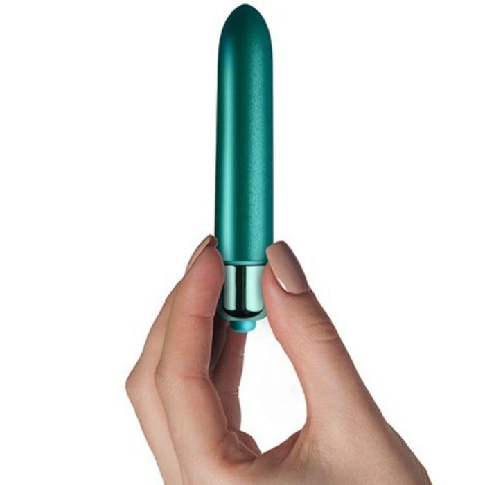 Vibrator Bullet Touch of Velvet Blue Petals, Rocks Off, RO-90mm - detaliu design