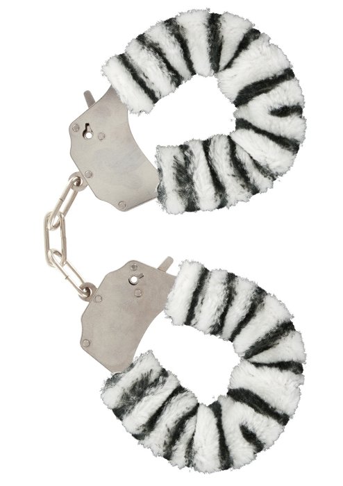 Catuse Plus ToyJoy "Furry Fun Cuffs" Alb