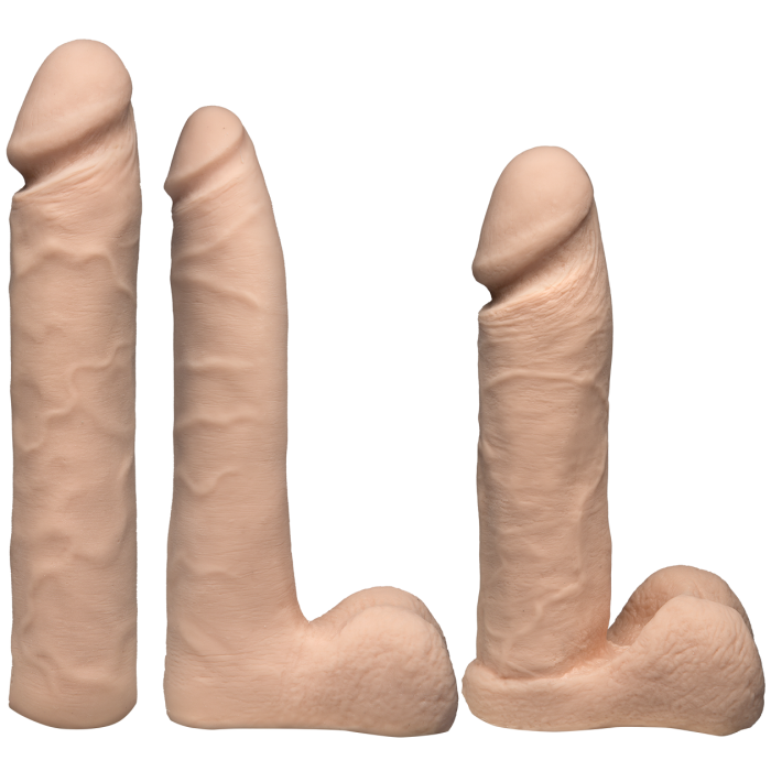 Strapon Femei Dual Density UltraSKYN Experienced Set 3 Dildo Vac-U-Lock#