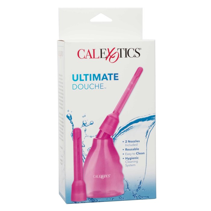 Irigator Intim Calexotics "Ultimate Douche" 160 ml - Roz - culoare si material