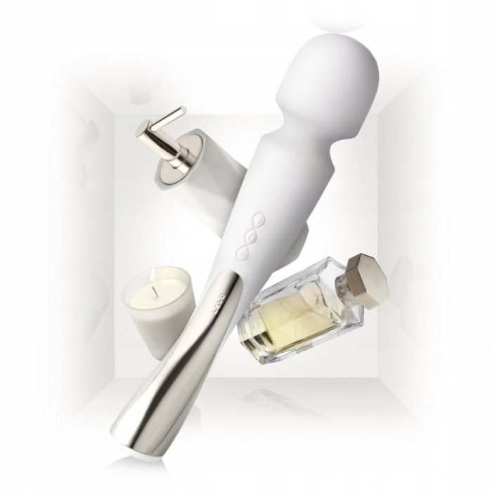 LELO Smart Wand Mediu Alb Massager - vedere de ansamblu