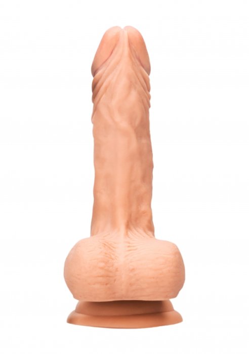 Strapon femei cu chilot, Dildo Natural Realistic, Real Rock, 19 cm x 3,5 cm - culoare si material