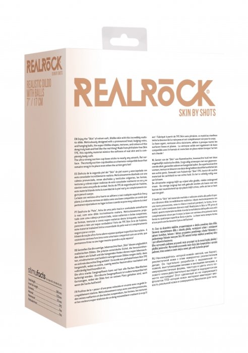 Strapon femei cu chilot, Dildo Natural Realistic, Real Rock, 19 cm x 3,5 cm - vedere 11