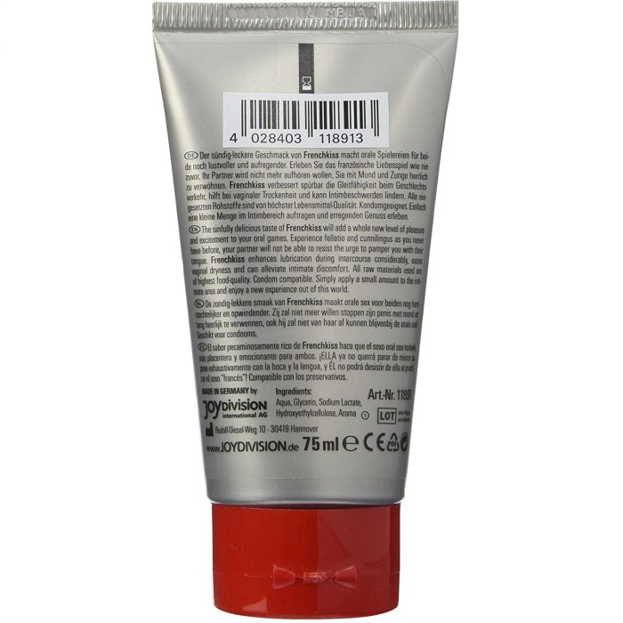 Lubrifiant Sex Oral JoyDivision »French Kiss« 75ml - Capsuni