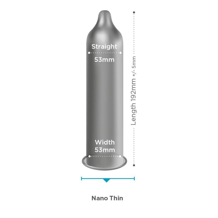Prezervative EXS Nano Thin, 12 buc - culoare si material