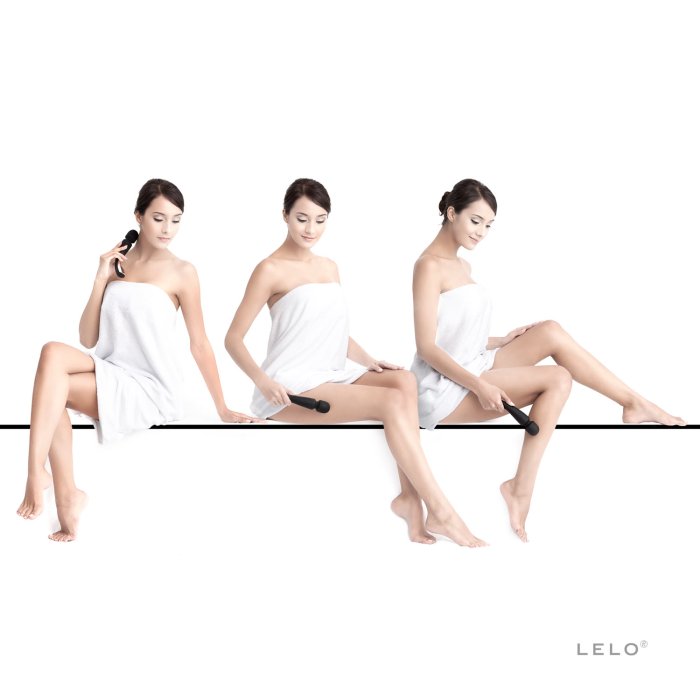 LELO Smart Wand Large Black Massager - vedere de ansamblu