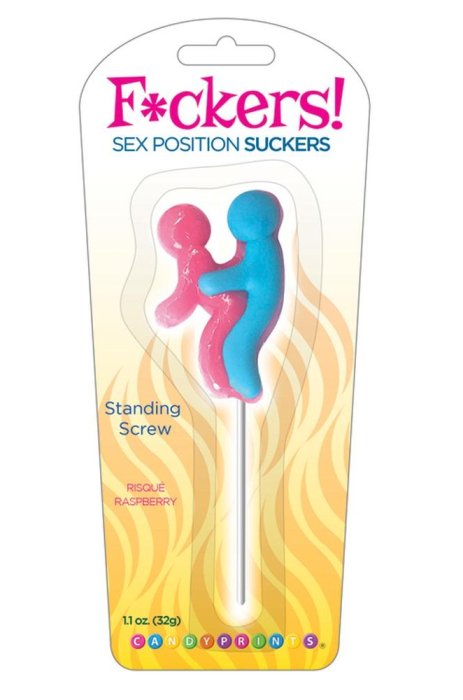 Acadea F*cker cu pozitii sexuale, Standing Screw, aroma zmeura - vedere frontala