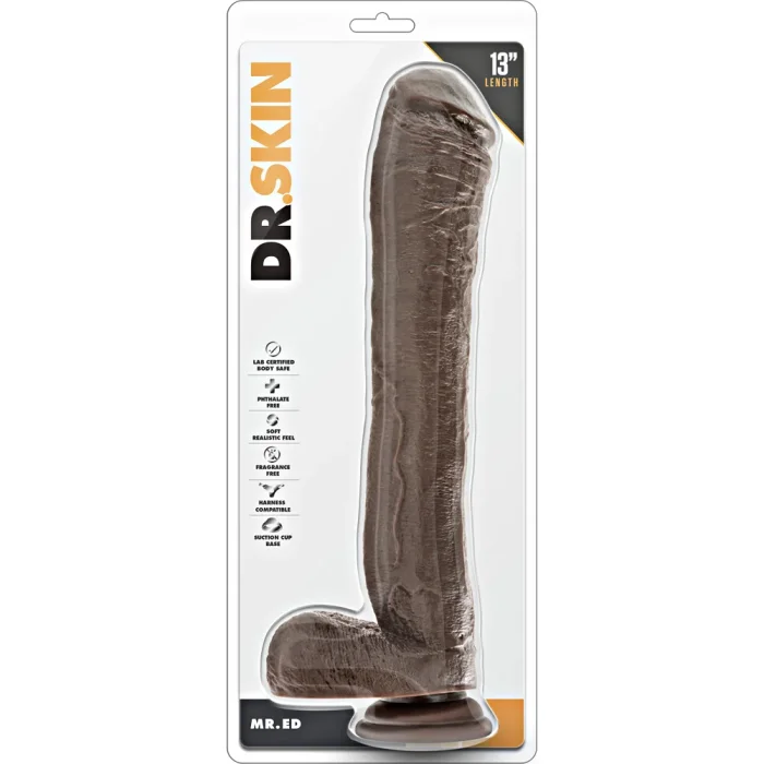 Dildo Realistic Blush "Dr.Skin" 33 cm - Maro##