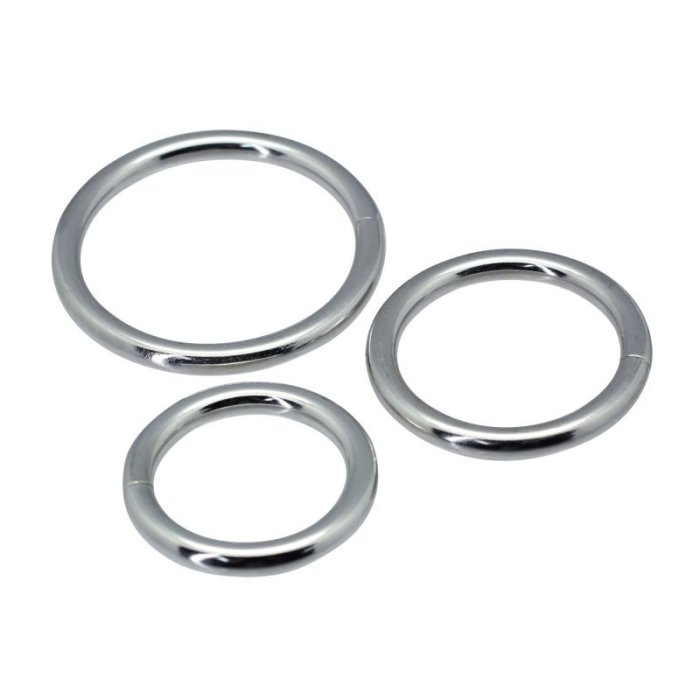Inele Penis din Metal, Set 3 buc - detaliu design