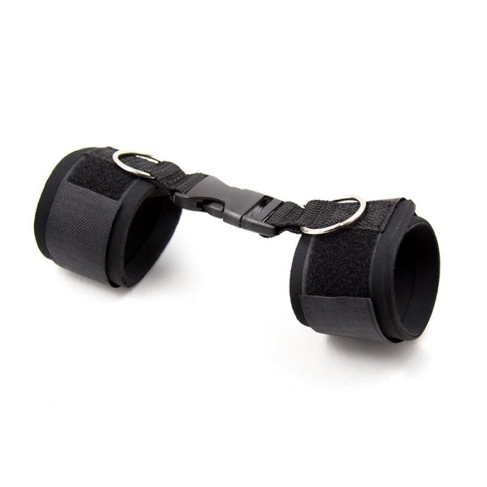 Catuse Picioare Fetish Addict "Velcro" - Negru