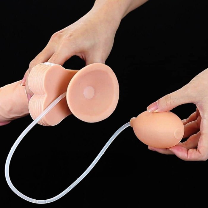 Dildo Lovetoy "Cumming Softee" 22 cm - Natural - vedere spate