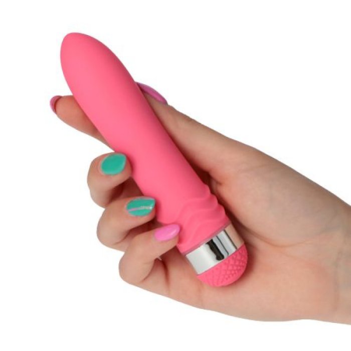 Vibrator Toyz4Lovers "Fucsia Jack" 14 cm - Roz - vedere frontala