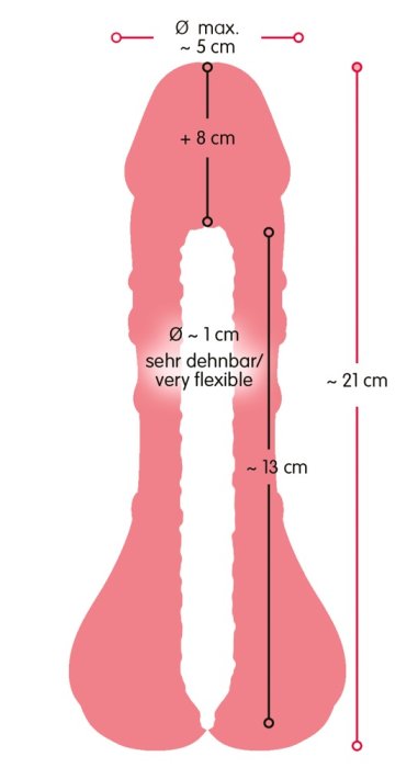 Prelungitor Penis Nature Skin si Masturbator [ 2 in 1 ] - dimensiuni complete