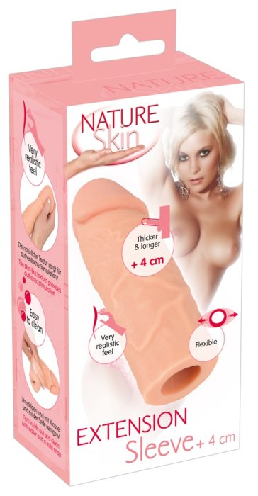 Prelungitor Penis Nature Skin »Extension Sleeve« 15,5 cm - Natural
