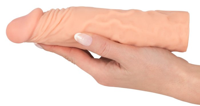 Prelungitor Penis Extension Sleeve [ +3cm ] - detaliu finisaj