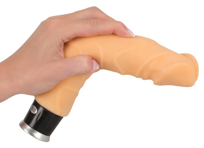 Vibrator "Big Vibe" Nature Skin, 23 cm - detaliu finisaj