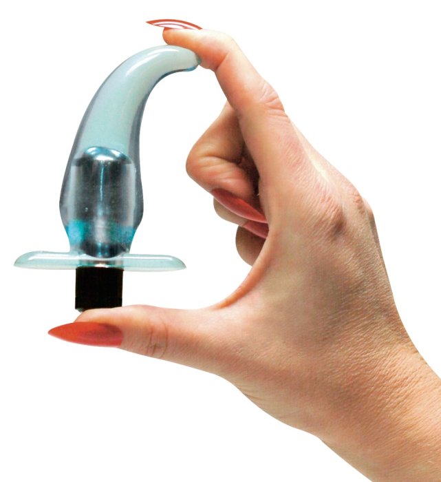 Vibrator Butt Plug Anal You2Toys "Anal Blue" 11 cm - Albastru#