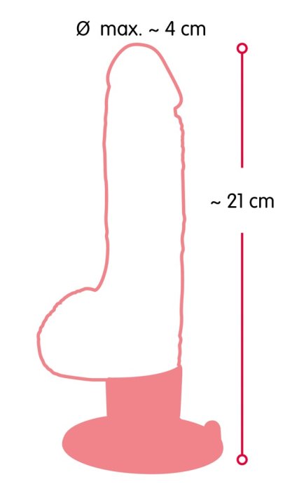 Vibrator realistic Nature Skin M - accesorii incluse