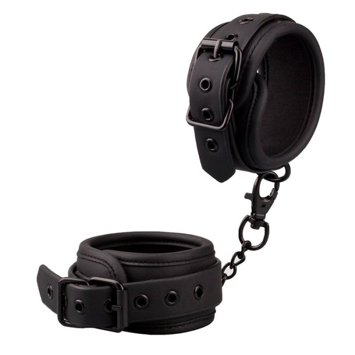 Catuse de  Picioare Intoyou "Ankle Cuffs" - Negru - detaliu finisaj