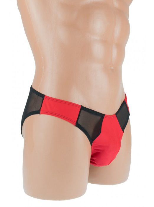Chilot Barbati Rosu cu Negru Softline - culoare si material