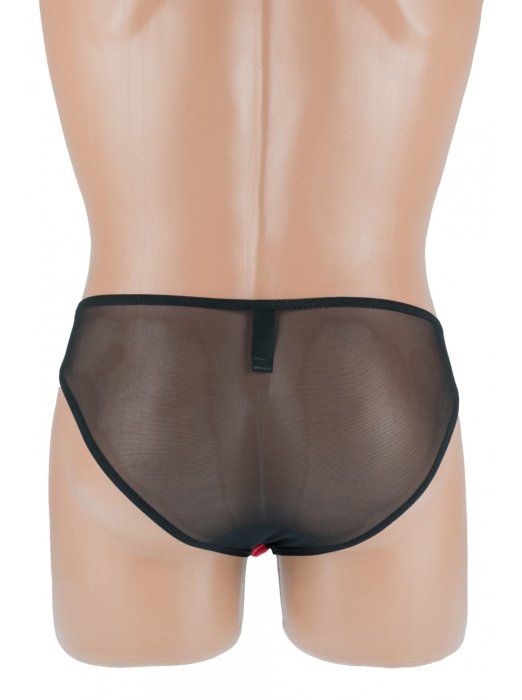 Chilot Barbati Rosu cu Negru Softline - dimensiuni complete