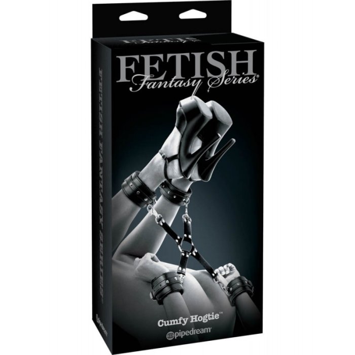 Catuse Maini si Picioare Pipedream "Cumfy Hogtie" - Negru
