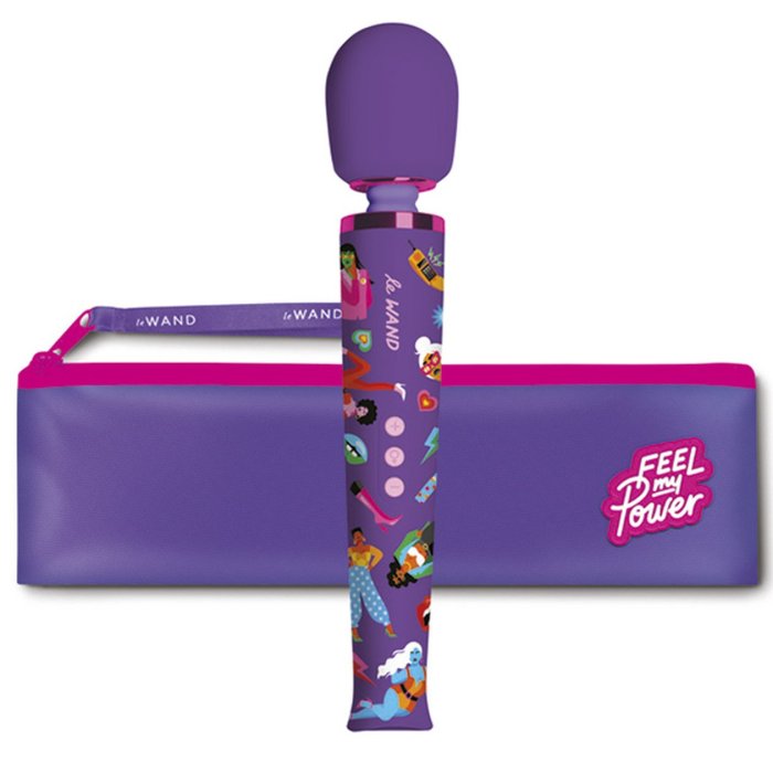 Aparat de Masaj Le Wand »Feel My Power Jade« Special Edition - Violet
